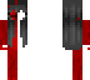 half red girl with dark hair