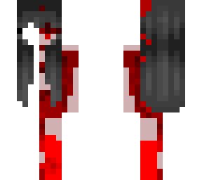 half red girl with dark hair 4