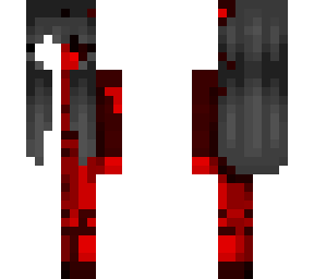 half red girl with dark hair 7