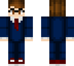 me but blue suit