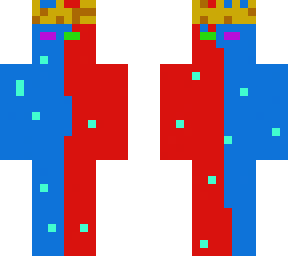 blue red the king