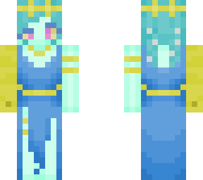 blue slime or jelly girl