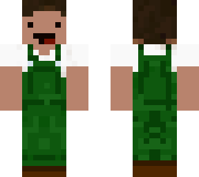 green overalls derp steve