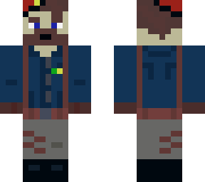 military engineer with red barrette