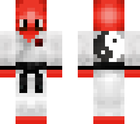 red karate guy with mustache