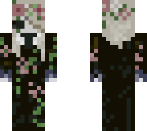 blonde girl with flower crown, updated with more flowers