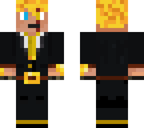 golden suit