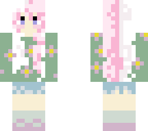 pink and green