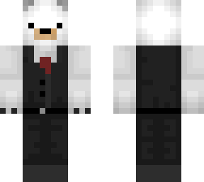 polar bear in a suit