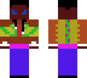 red man with blue eyes and a cool sweater
