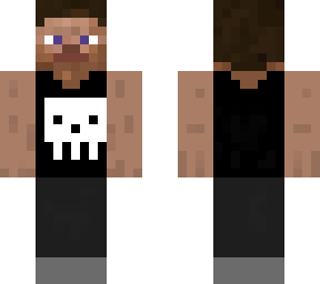 steve with skull vest