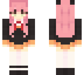 pink hair anime girl