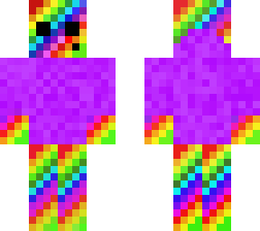 rainbow slime with portal jacket