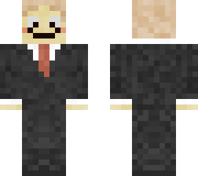 pizza man in a suit,