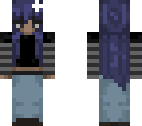 blue hair xx (personal skin)