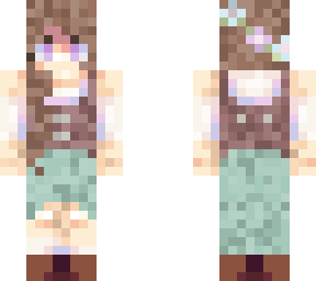 elf skirt and vest