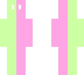 green and pink