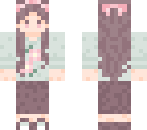 green bow girl