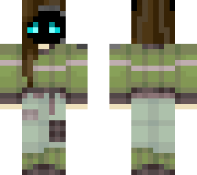 screen face (blue - green)