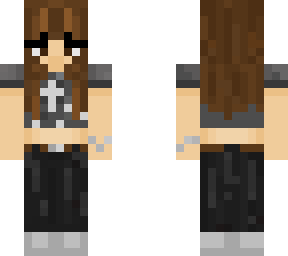 grunge brown hair girl