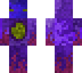 messy purple