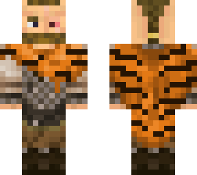 viking with tiger skin 2