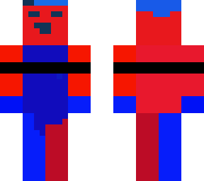 blue and red guy
