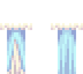 blue dress