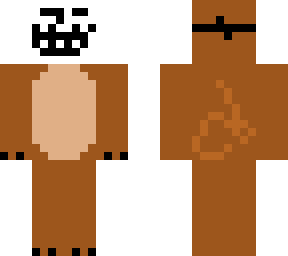 monkey with troll face mask