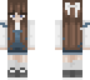 overalls with bow