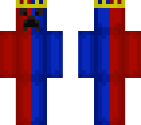red and blue