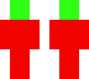 red man with a green head