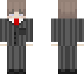 striped suit
