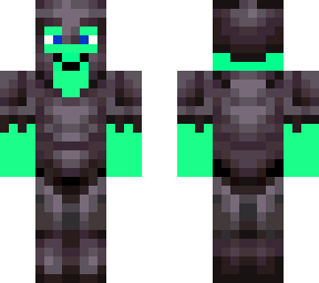 netherite armor green guy