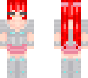 red hair feminine knight