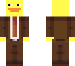 duck in a suit
