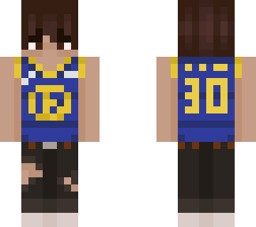Got a Steph curry jersey on | Minecraft Skin