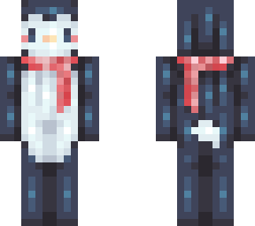 penguin red scarf edit from suburbia's penguins are hella pog