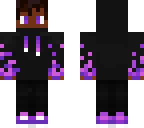 purple flame black