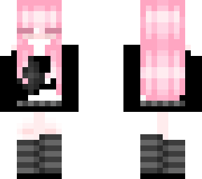 y2k pink haired alt girl
