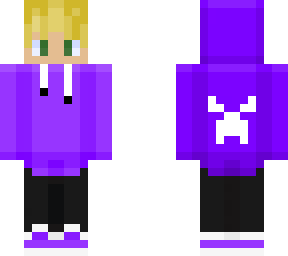 purple hoodie me irl