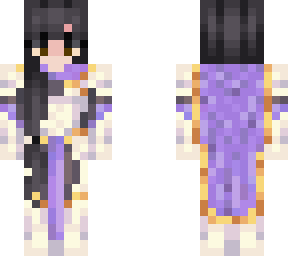 purple knight girl