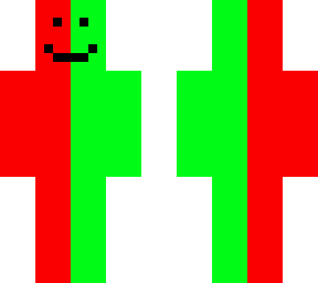 red and green