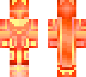 glowing lava knight