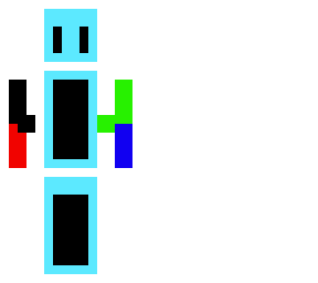 the blue guy