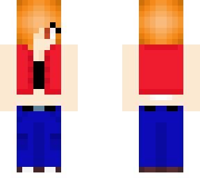 girl with orange hair