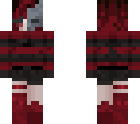 red x black