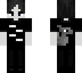 black and white