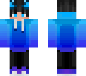 blue demon boy