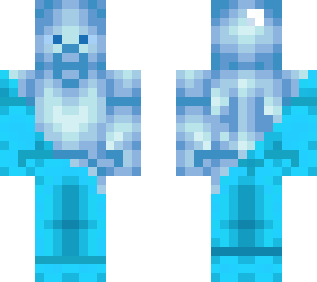 frozen bright blue steve